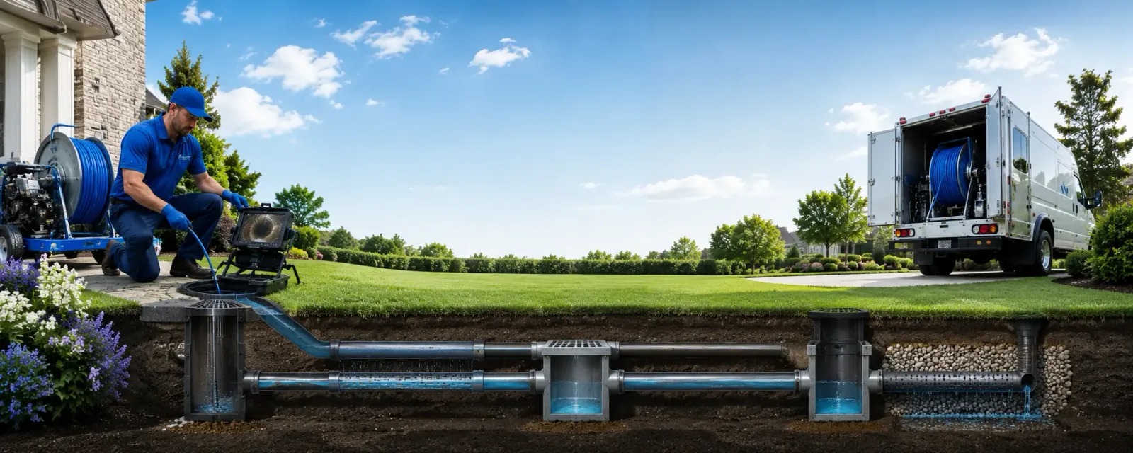 Outdoor drain cleaning information for Odin, MN